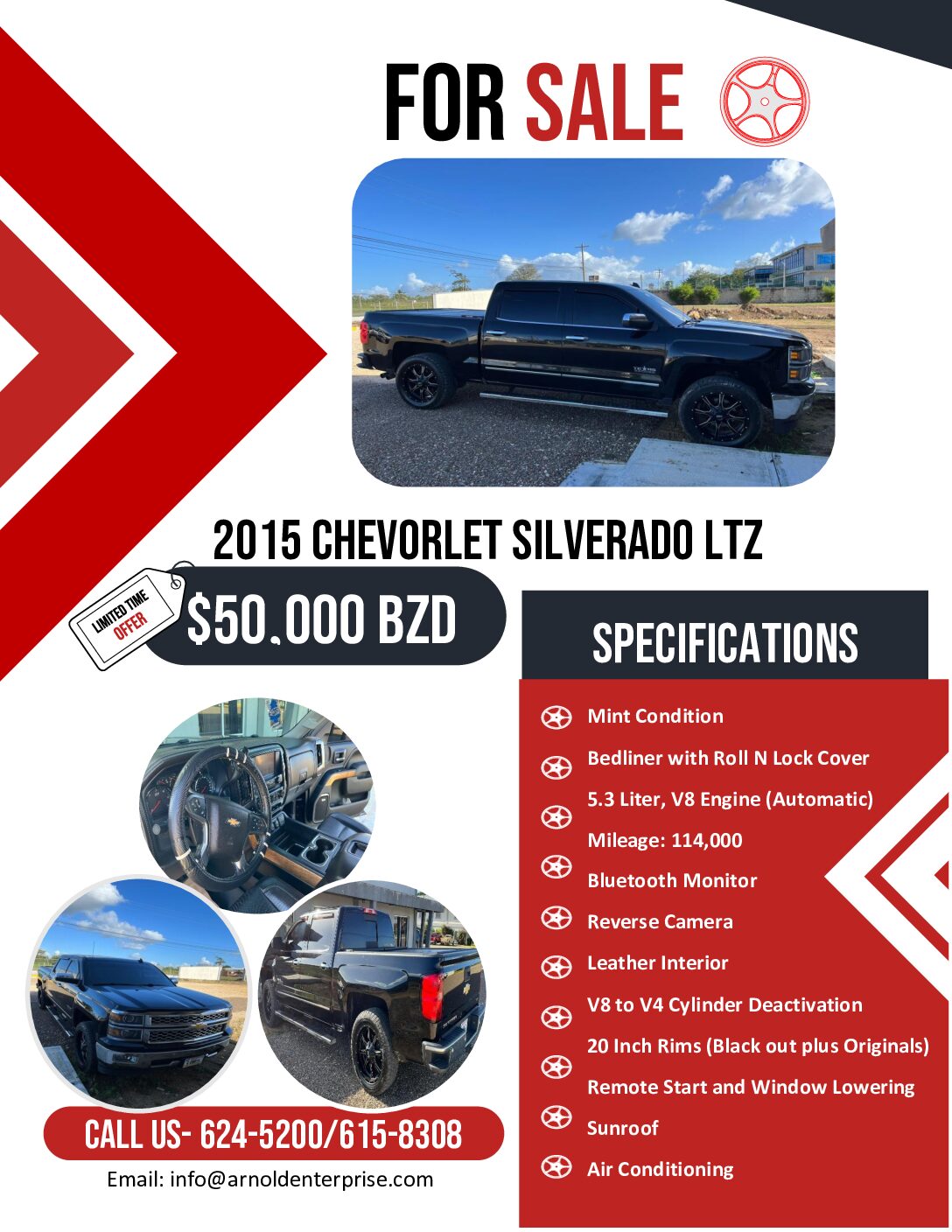 2015 CHEVROLET SILVERADO FOR SALE